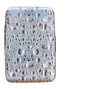 Unique RAINDROPS Print Hard Shell BUSINESS CARD HOLDER Case